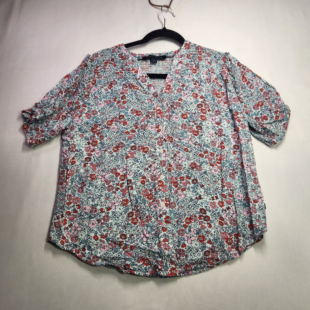 ⭐️Tommy Hilfiger Floral Blouse - Casual - Girlhoodcore - Lightweight Size Small